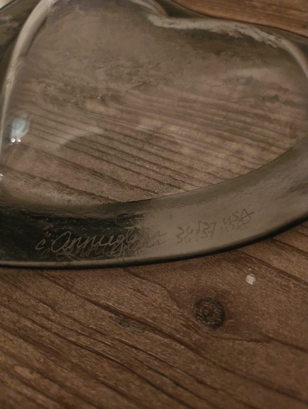 Annie glass Platinum and Art Glass Dish - Picture 7 of 11